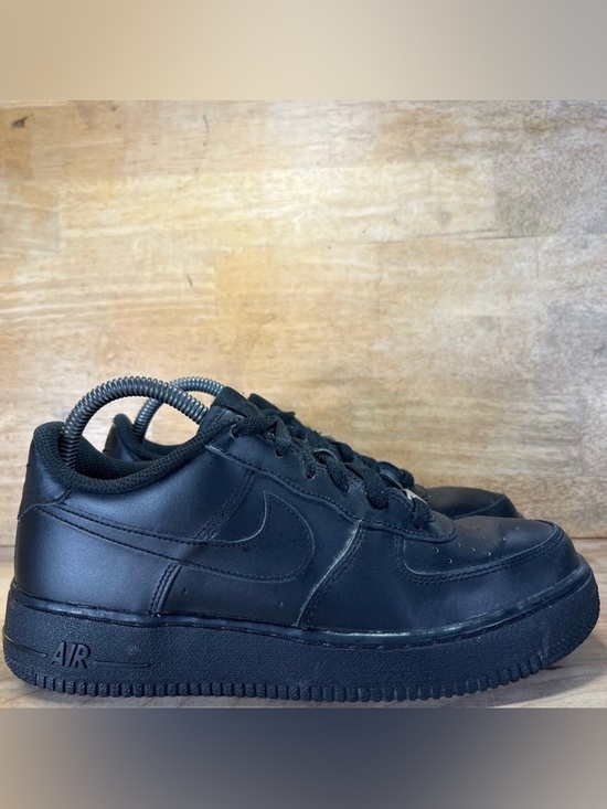 Nike Shoes - Nike Air Force 1 One Low Womens Size 8.5 (7Y) Shoes Sneakers Triple Black